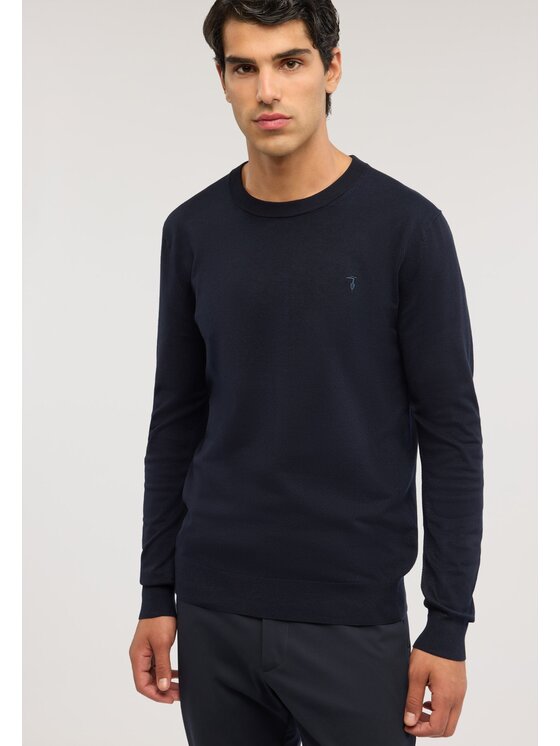 Trussardi Trussardi Cardigan M0168000077N0B1 Blu Regular Fit