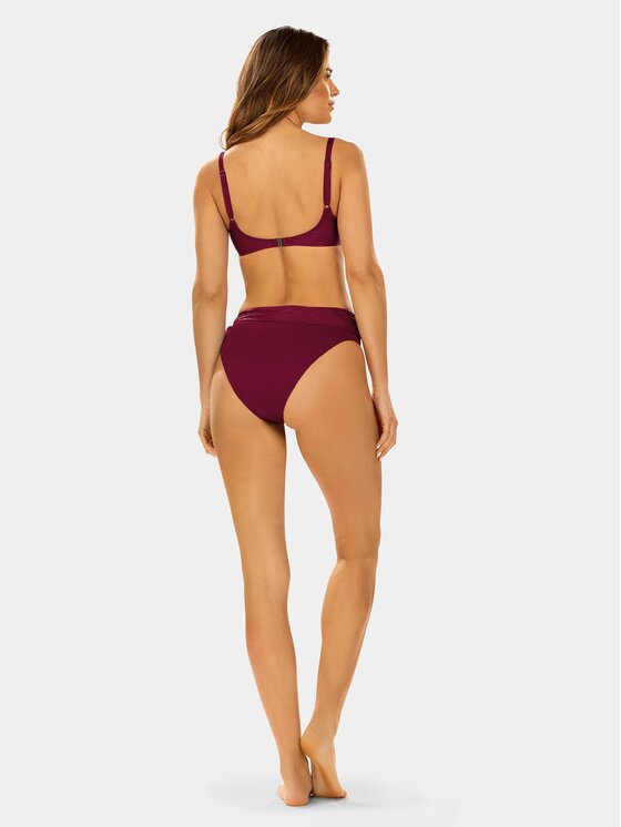 Feba Feba Bikini pezzo sopra FG10 Bordeaux