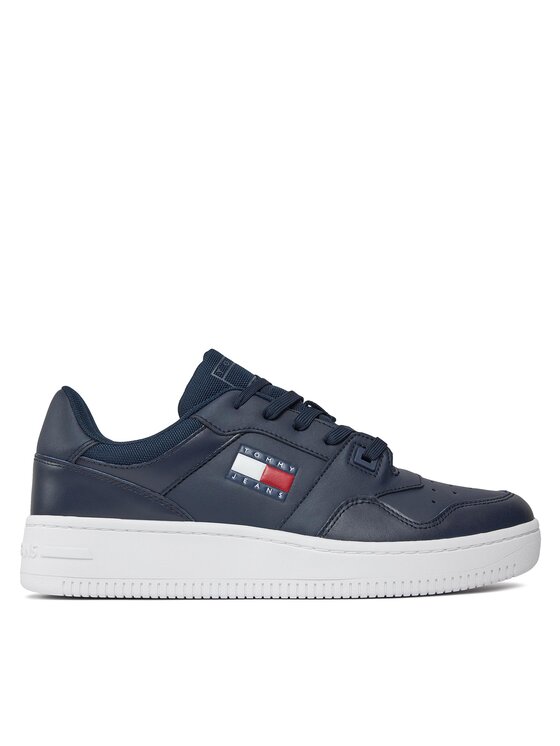 Tommy Jeans Sneakersy Tjm Retro Basket Ess EM0EM01395 Tmavomodrá