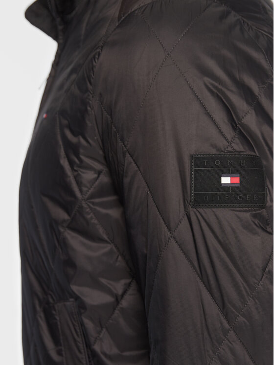Tommy Hilfiger Tommy Hilfiger Bundy bomber Diamond MW0MW25261 Čierna Regular Fit