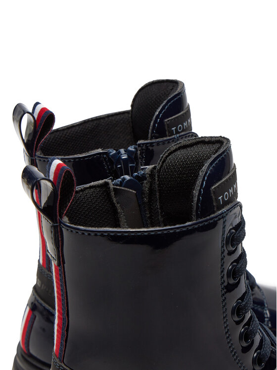 Tommy Hilfiger Tommy Hilfiger Bokacsizma T4A5-33588-0775 M Sötétkék