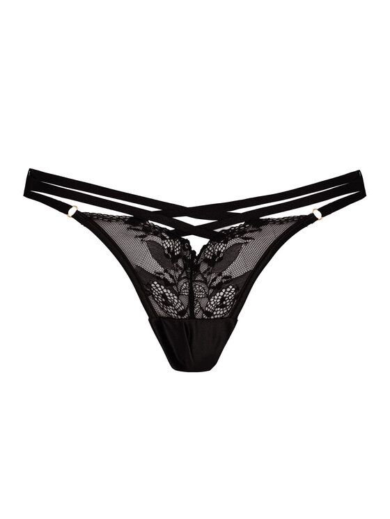 Hunkemöller Hunkemöller Culotte brasiliana Amari 301027 Nero