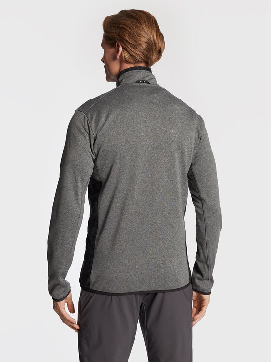 Salewa Salewa Fleece Puez Hybrid 27388 Μαύρο Athletic Fit