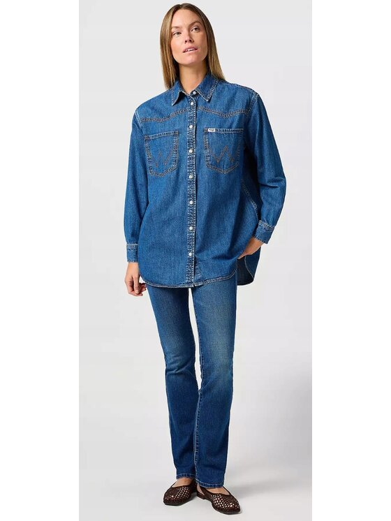 Wrangler Wrangler Jeansy Bootcut 625 Niebieski Bootcut Fit