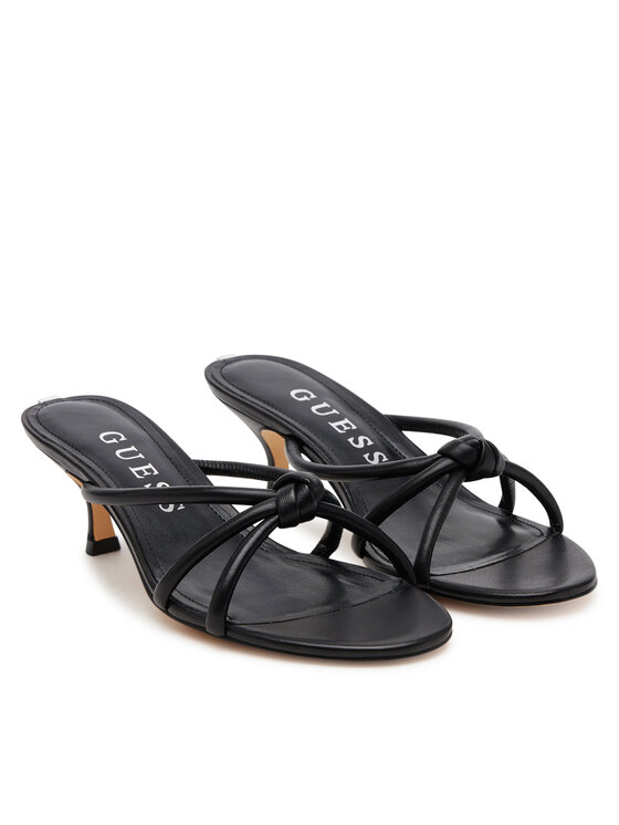 Guess Guess Klapki FLJGARLEA03 Czarny