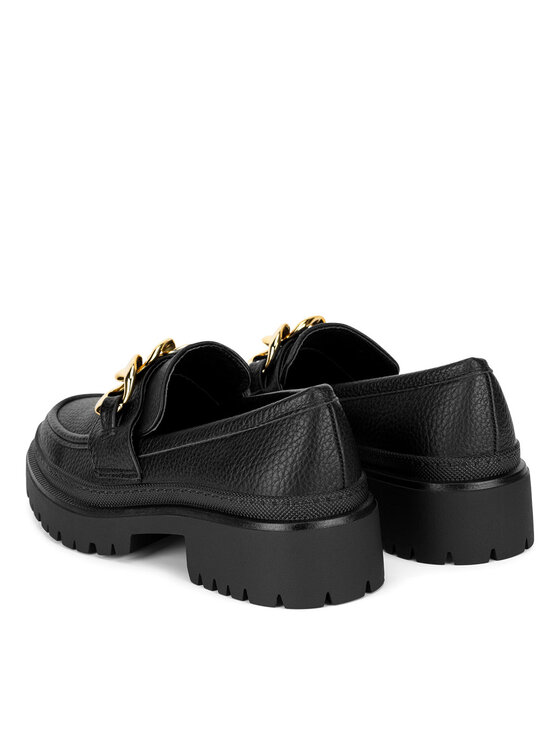 DeeZee DeeZee Loafersy 23038T259 Czarny