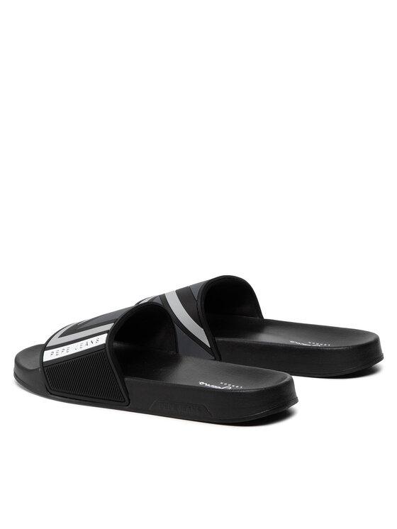 Pepe Jeans Pepe Jeans Nazouváky Slider Flag PMS70107 Černá