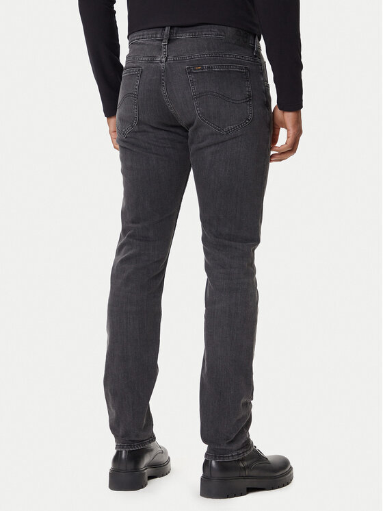 Lee Lee Jeansy Rider 112363851 Czarny Slim Fit