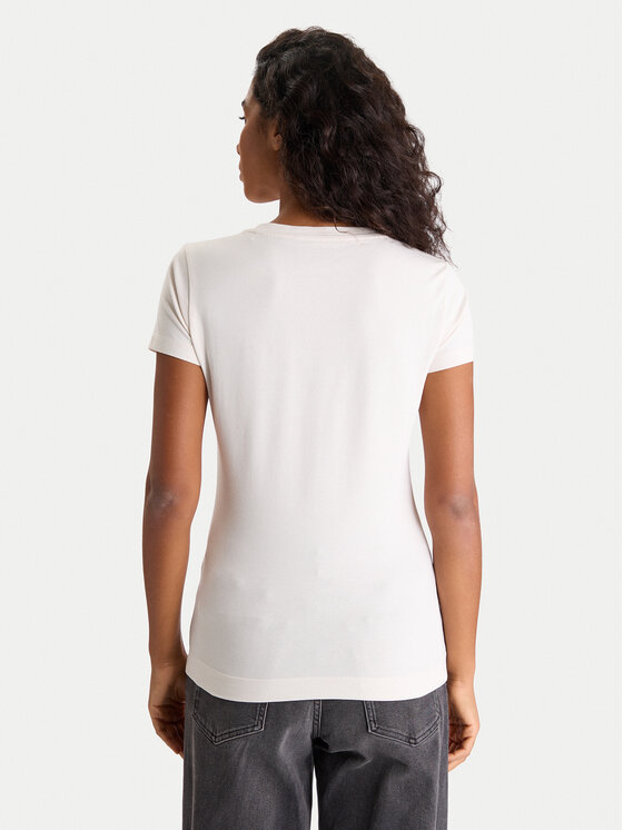 Guess Guess T-Shirt W5BI28 J1314 Λευκό Slim Fit