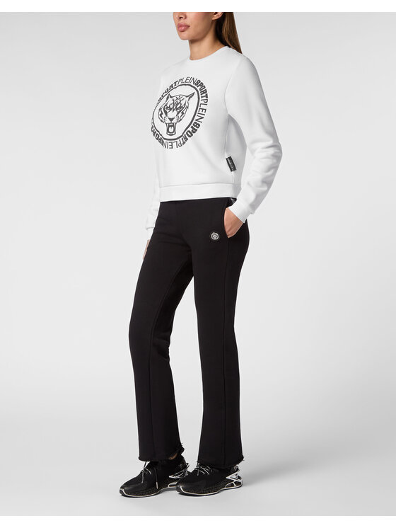 Plein Sport Plein Sport Longsleeve 14241 Bianco Regular Fit