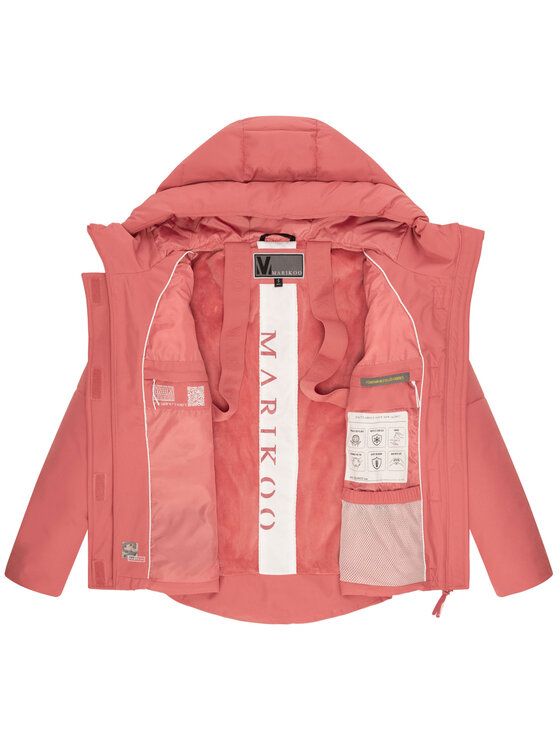 Marikoo Marikoo Kurtka zimowa Elira Czerwony Regular Fit