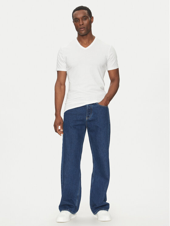 Calvin Klein Underwear Calvin Klein Underwear Komplet t-shirtów LV00NB4186 Biały Slim Fit