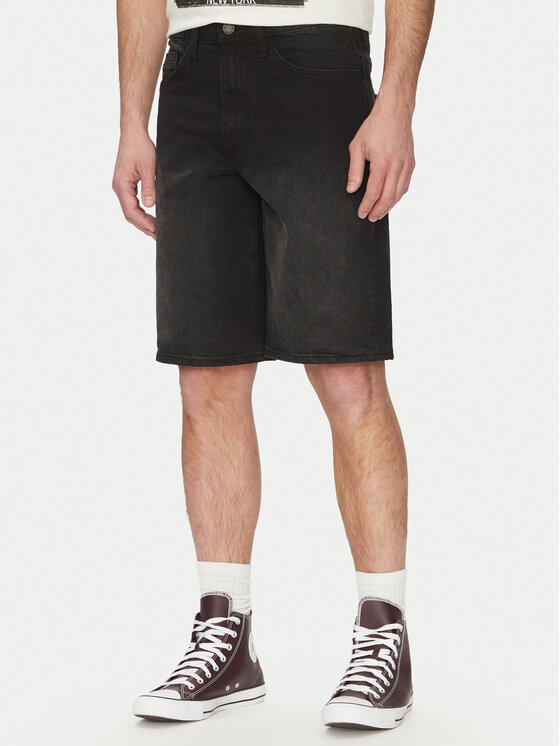 Blend Pantaloncini di jeans 20718406 Nero Relaxed Fit, taglia : XXL