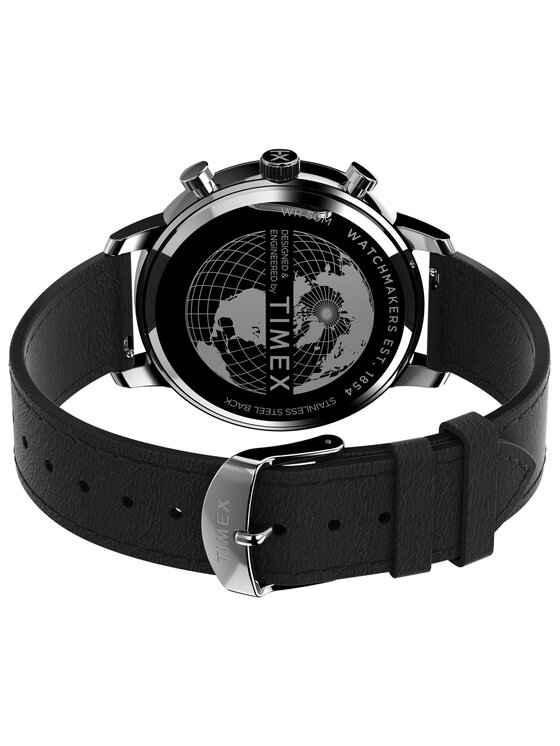 Timex Timex Zegarek TW2W13100 Czarny