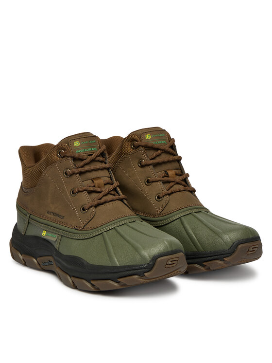 Skechers Skechers Trzewiki Respected - Swamper 256026/OLBR Brązowy