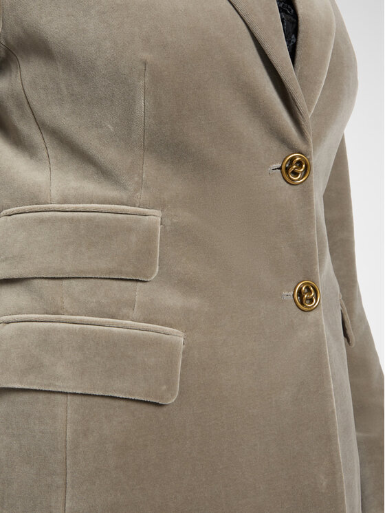 Elena Mirò Elena Mirò Giacca di transizione Q128P000061N013 Grigio Slim Fit