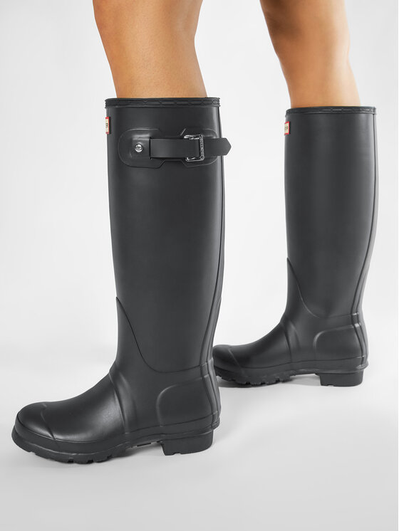 Hunter Hunter Gumicsizma Womens Org Tall WFT1000RMA Fekete