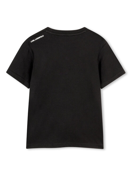 Karl Lagerfeld Kids Karl Lagerfeld Kids T-shirt Z31096 D Crna Regular Fit