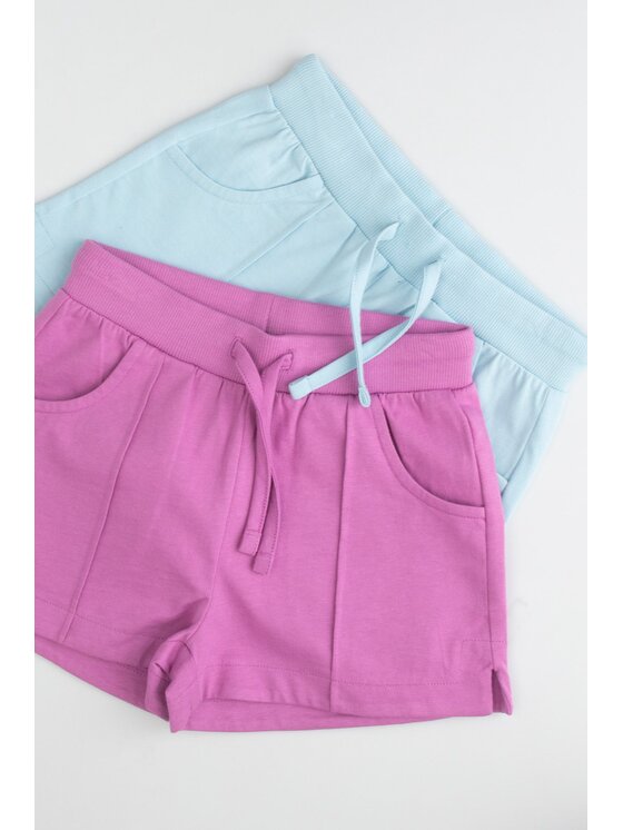Coccodrillo Coccodrillo Bavlnené šortky WC6121402QGK-036 Modrá Regular Fit