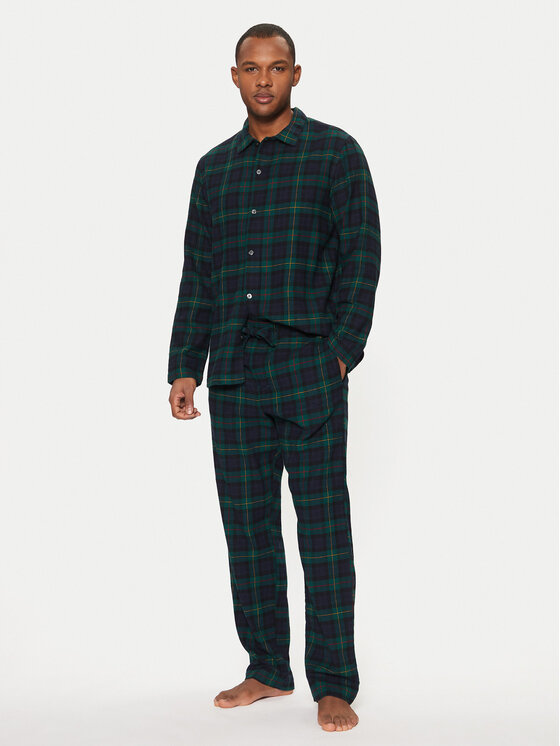 Gap Pyžamo 646680-01 Zelená Relaxed Fit