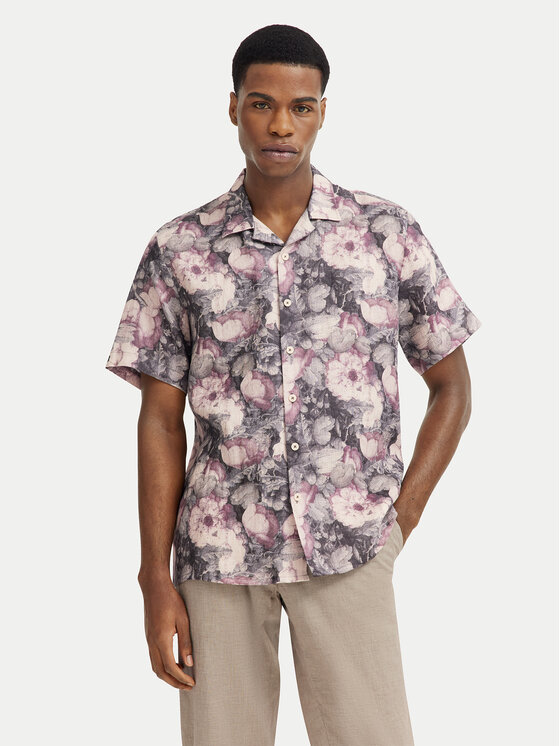 Bugatti Bugatti Camicia 9253-78955C Marrone Regular Fit