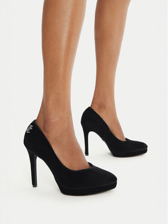 Juicy Couture Pantofi cu toc subțire EO-C5168-1 Negru
