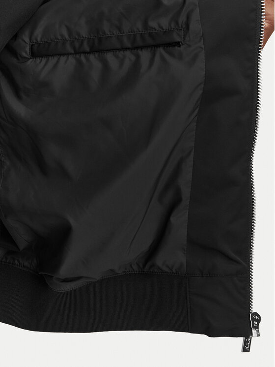 KARL LAGERFELD KARL LAGERFELD Bomber 505003-561533 Nero Regular Fit