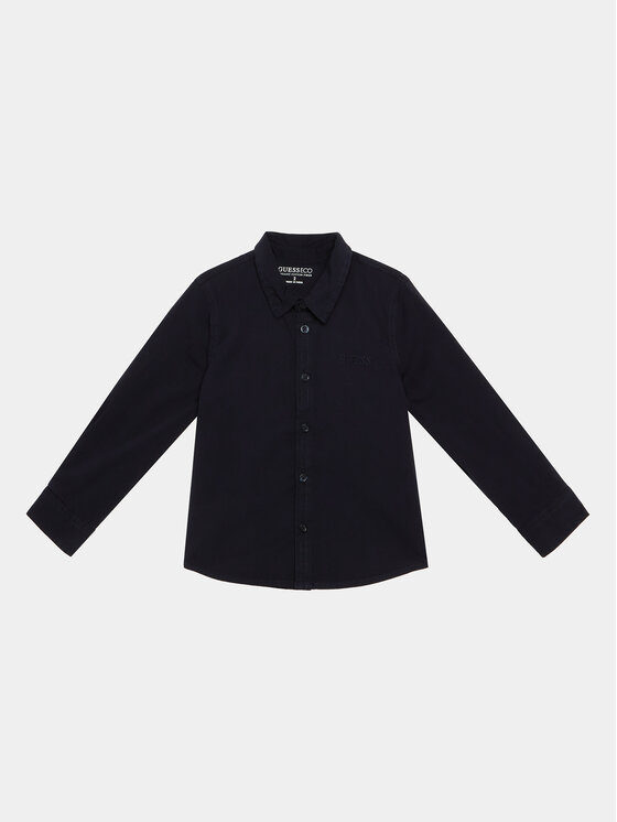 Guess Guess Marškiniai N3YH04 WE5W0 Tamsiai mėlyna Regular Fit
