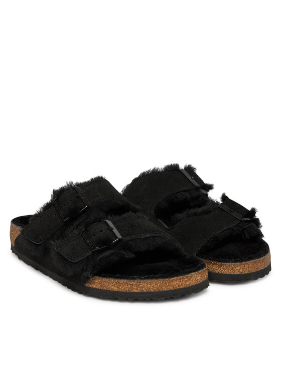 Birkenstock Birkenstock Pantoletten Arizona Shearling 752661 Schwarz