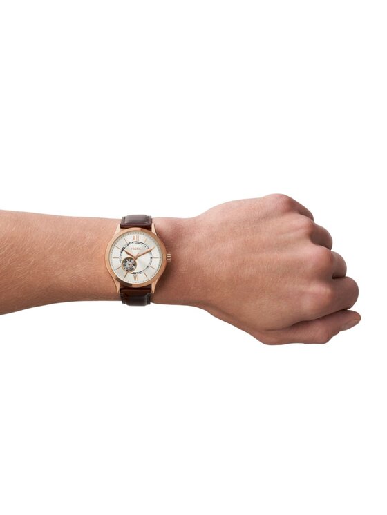 Fossil Fossil Zegarek BQ2650 Różowe złoto
