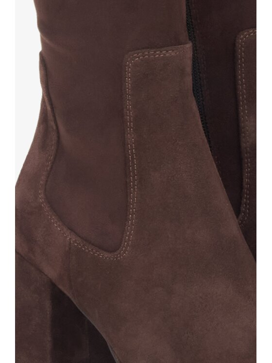 Estro Estro Kozačky ER00116766 Hnědá