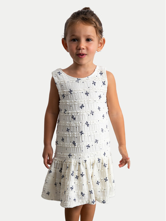 Mayoral Rochie elegantă 3945 Écru Regular Fit