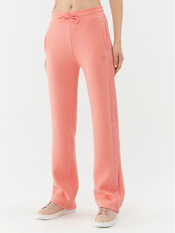 Guess Pantaloni da tuta Brenda V3RB21 K7UW2 Corallo Regular Fit Modivo