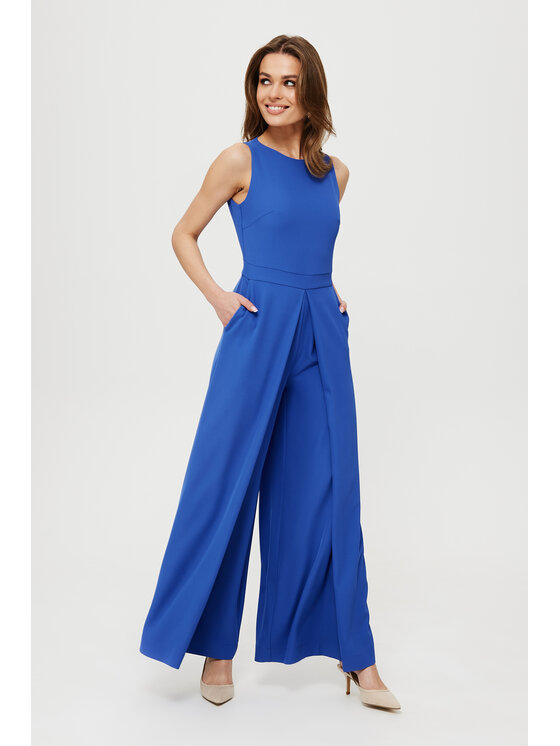 Makover Makover Overal K184 Modrá Modern Slim Fit
