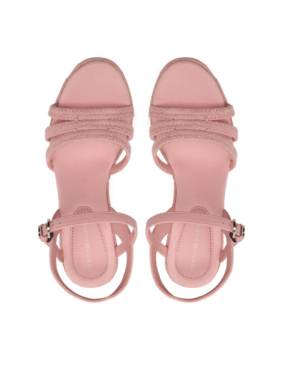 Tommy Hilfiger Tommy Hilfiger Espadrilles Essential Wedge Sandal FW0FW07159 Rózsaszín