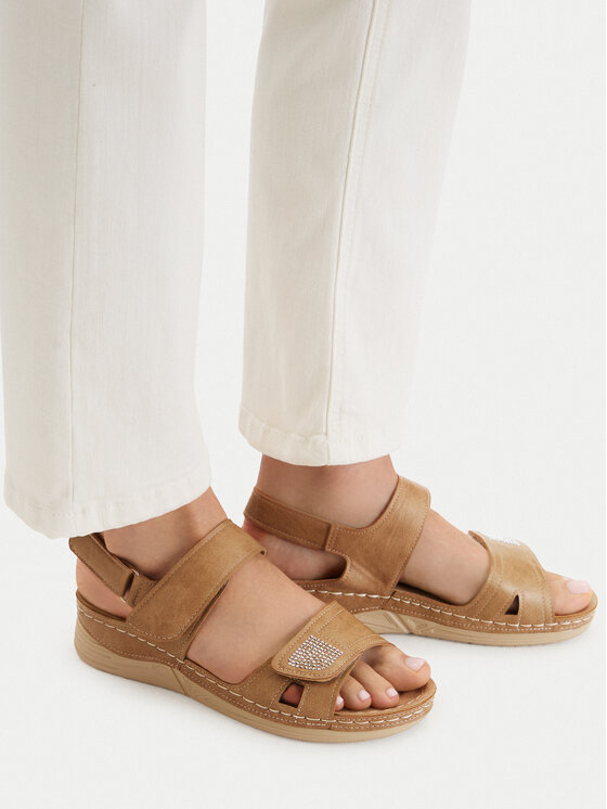 Go Soft Go Soft Sandalen CEO-WFA3741-1 Beige