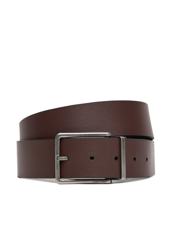 Calvin Klein Calvin Klein Opasok Warmth Buckle 40Mm Rev/Adj LV04D7048G Čierna