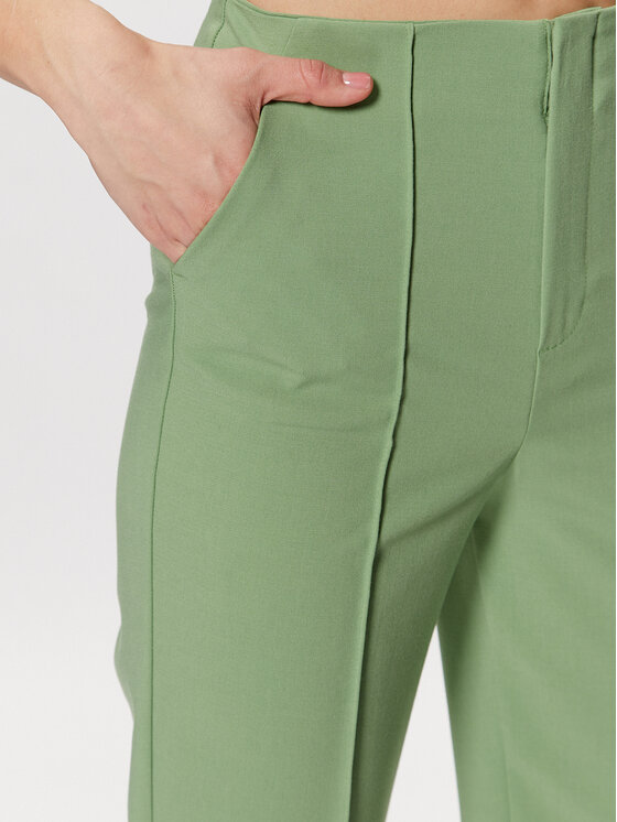 United Colors Of Benetton United Colors Of Benetton Hlače 4LKVDF037 Zelena Straight Fit