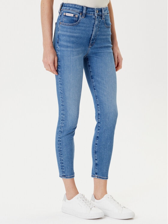 Calvin Klein Jeans Jeansy LV047B769G Niebieski Skinny Fit