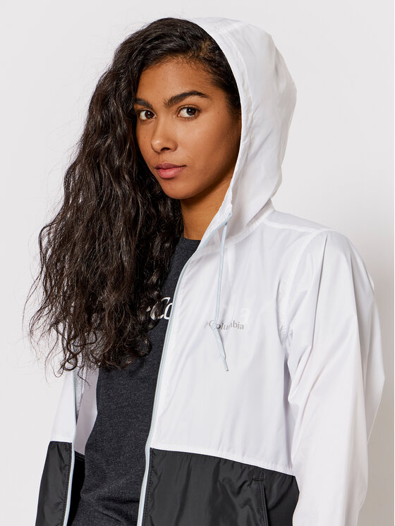 Columbia Columbia Αντιανεμικό Flash Forward 1585911 Λευκό Regular Fit