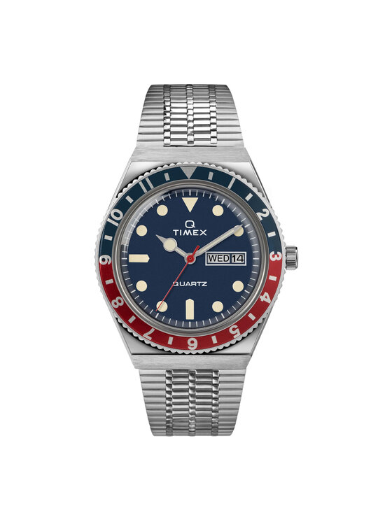 Timex Timex Hodinky Q Reissue TW2T80700 Stříbrná