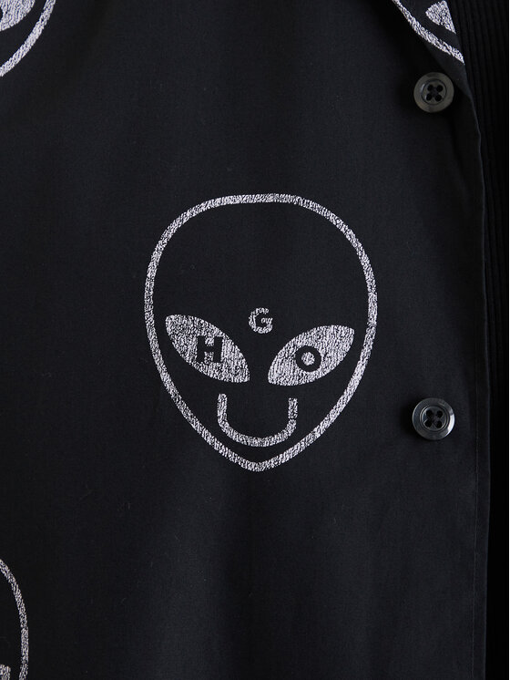 HUGO HUGO Košile Eligino 50560698 Černá Relaxed Fit