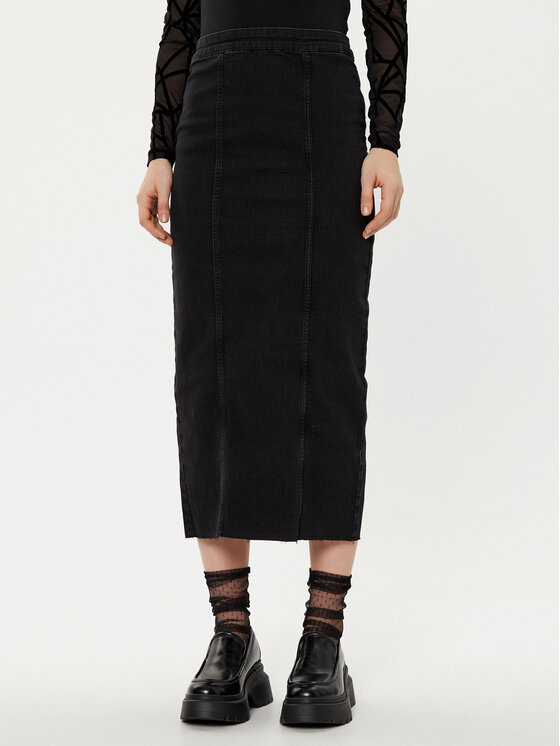 Női Farmer szoknya Vero Moda, Méret: S, Fekete, Medusa 10321775