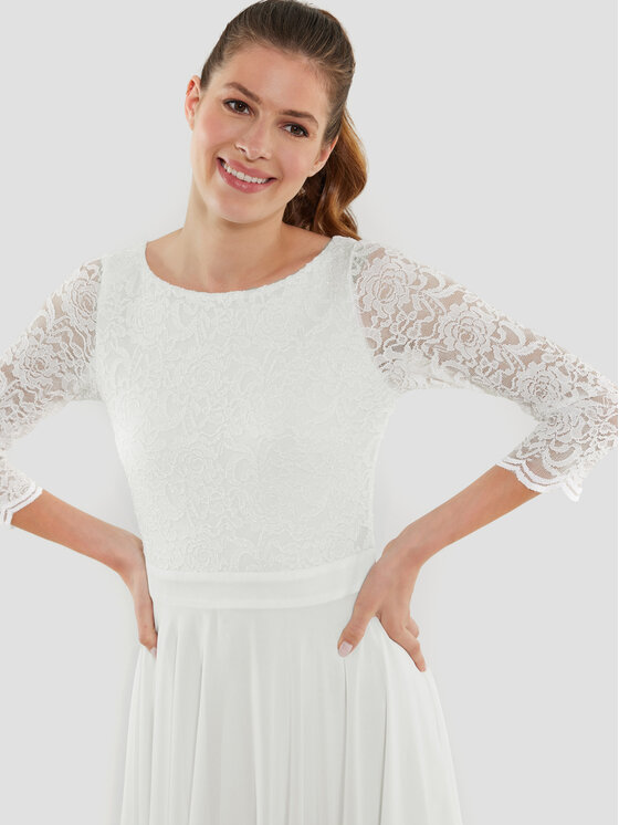 Swing Swing Sukienka koktajlowa 77761710 Biały Regular Fit