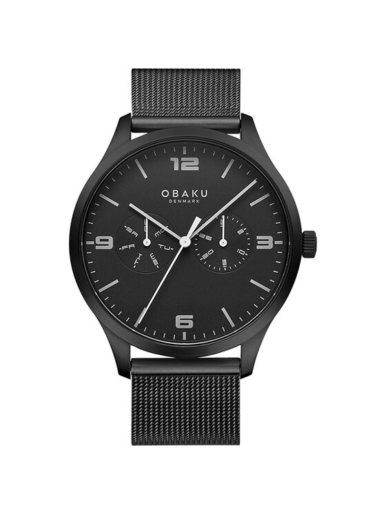 Obaku Obaku Ρολόι V249GMBBMB Μαύρο