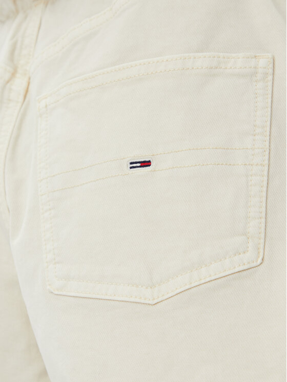 Tommy Jeans Tommy Jeans Шорти от плат DW0DW21656 Бежов Regular Fit