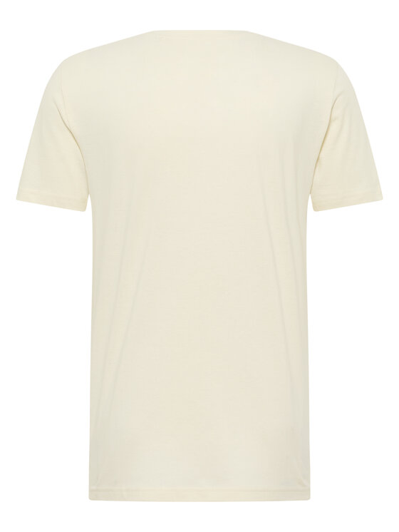 Mustang Mustang T-Shirt Style Austin Biały Regular Fit