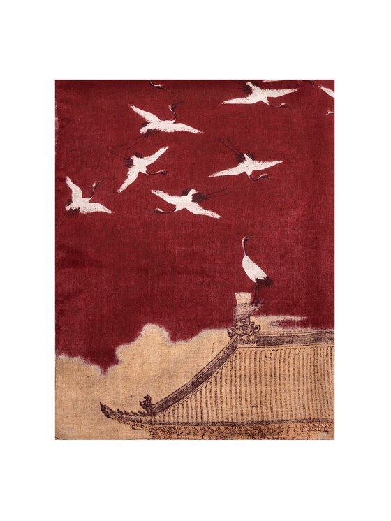 ALLORA BE UNIQUE ALLORA BE UNIQUE Scialle 100% silk Bordeaux