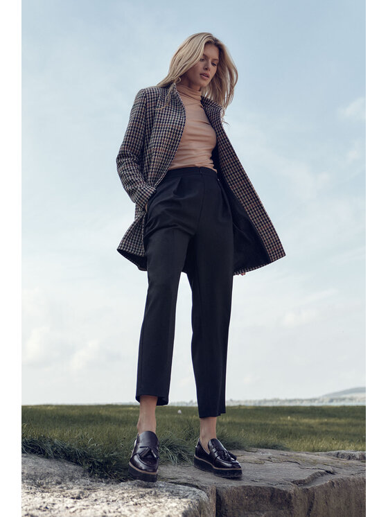 FIGL FIGLFIGL Pantaloni da donna M720 Nero Regular Fit