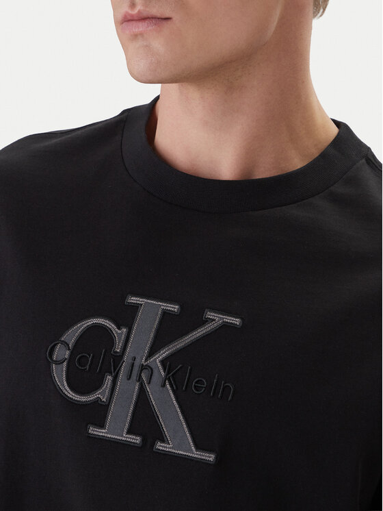 Calvin Klein Jeans Calvin Klein Jeans T-shirt LV04RF819G Crna Regular Fit